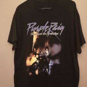 PRINCE PURPLE RAIN T SHIRT SIZE